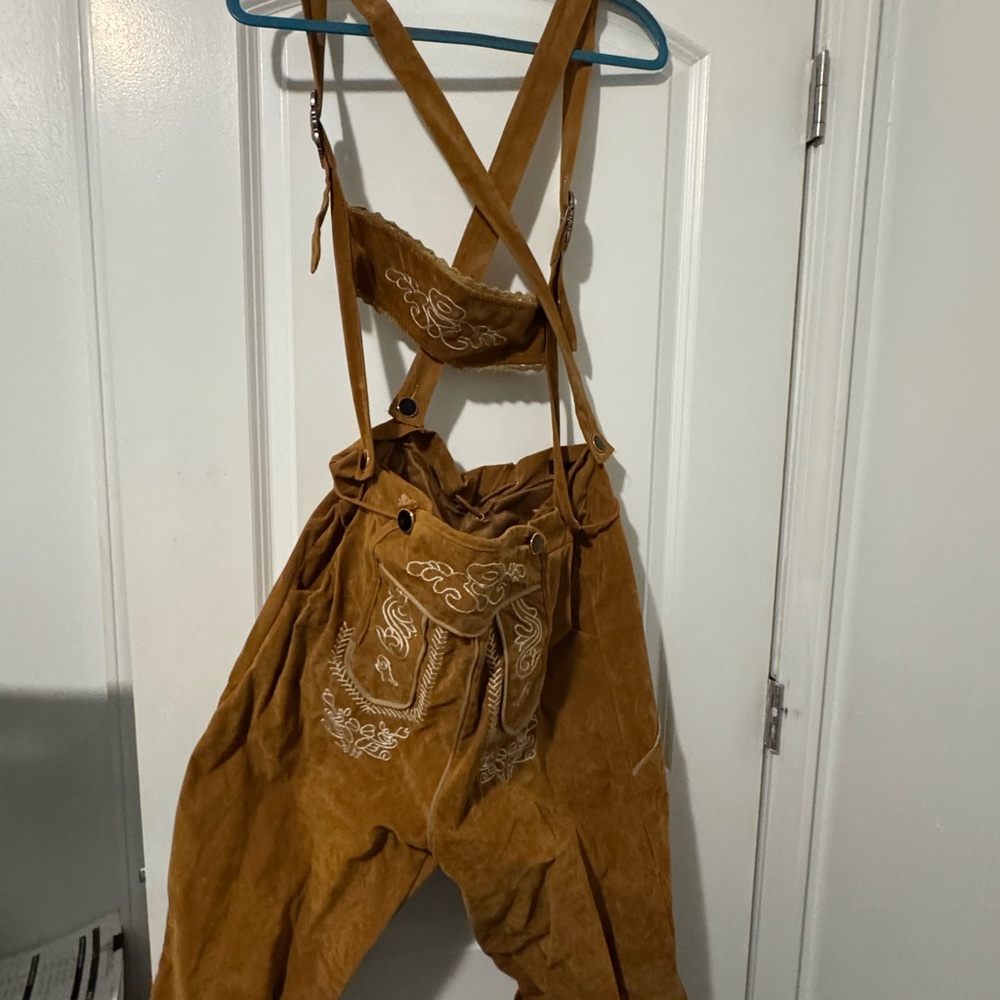 Men’s Brown Lederhosen Costume